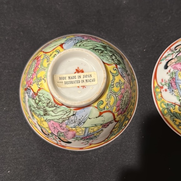 2 vintage Japanese Tonen rice/soup bowls 5.5”. Never used - Picture 4 of 5